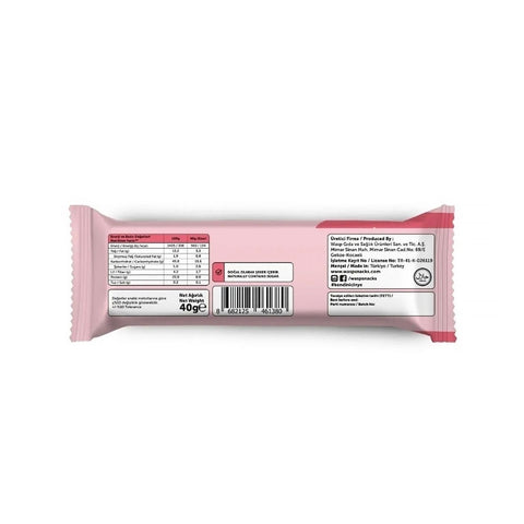 Çilekli Protein Bar 40g x 12 Adet