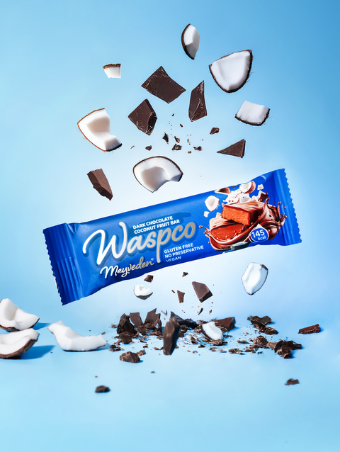 Wasp Meyve Bar: Bitter Çikolata Kaplı, Hindistan Cevizli ve Meyveli Tat
