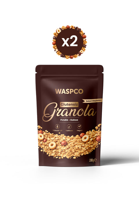 Granola - Fındık & Kakao 200 g  x 2