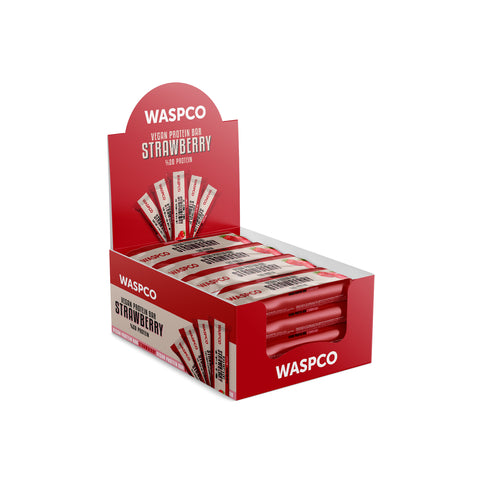 Çilekli Vegan Protein Bar 40g x 12 Adet