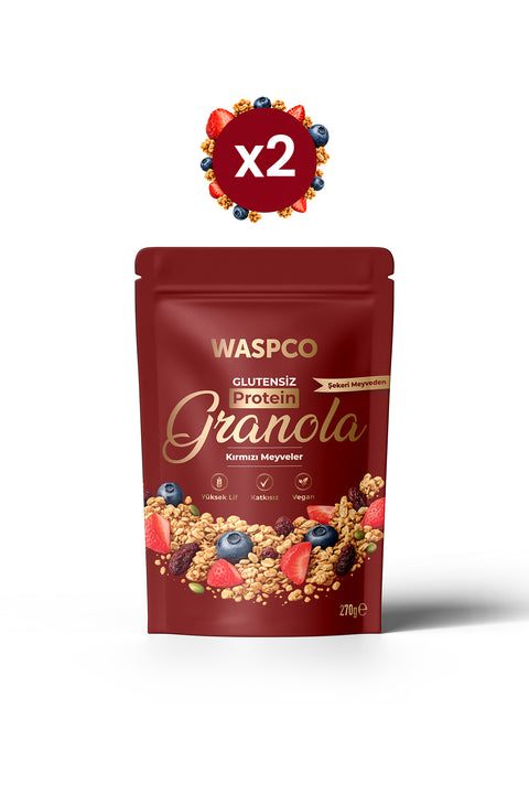 Protein Granola - Kırmızı Meyveler 270 g x 2