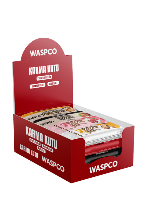 Protein Bar Karma Kutu 40g x 10 Adet (5 Çeşit)