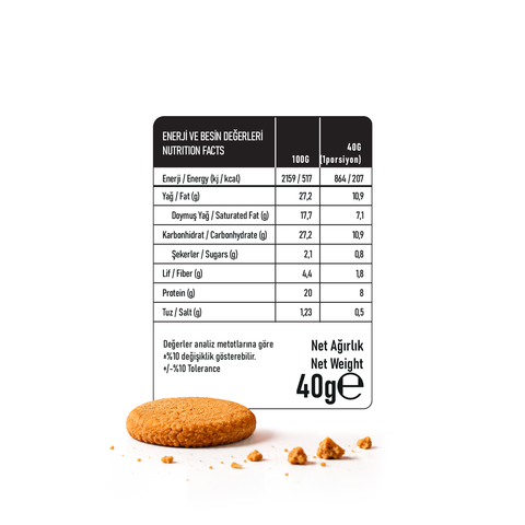 Proteinli Kurabiye Sade 40g