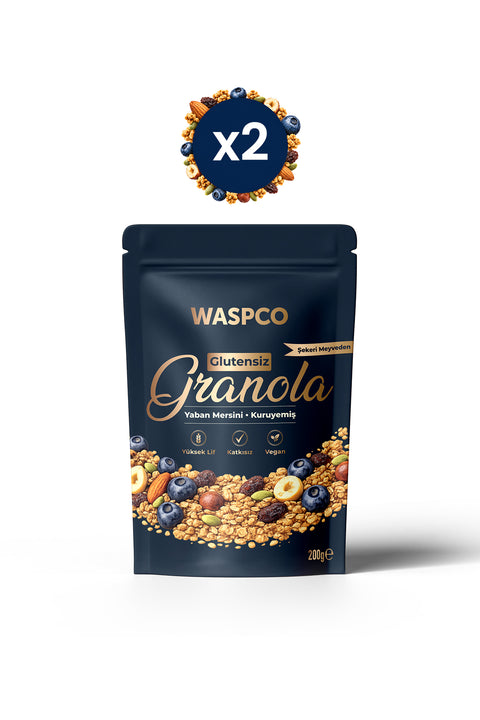 Granola - Yaban Mersini & Kuruyemiş 200 g x 2