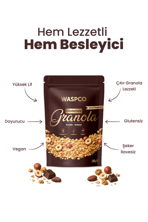 Granola - Fındık & Kakao 200 g