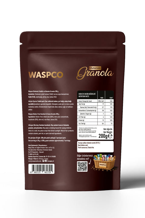 Granola - Fındık & Kakao 200 g