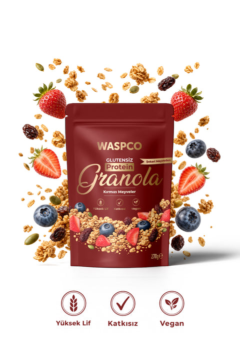 Protein Granola - Kırmızı Meyveler 270 g