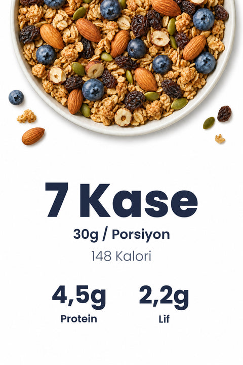 Granola - Yaban Mersini & Kuruyemiş 200 g x 3